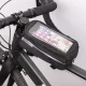 Tfo Waterproof Bike Bag with Phone Holder, Black