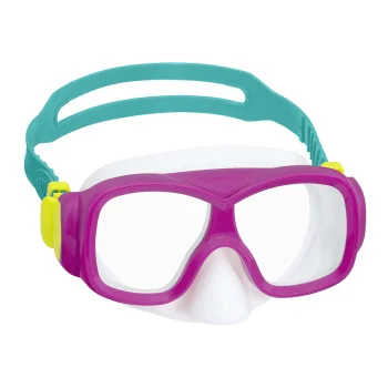 Bestway 22039-05 Swimming Mask, Pink/Turquoise
