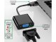 HDMI to VGA Adapter Converter for Monitor Projector, Black