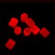 Glowing Car Tire Valve Caps 2 Pcs, Red
