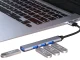 USB 3.0 Hub with 4 Ports (1x USB 3.0, 3x USB 2.0), Silver