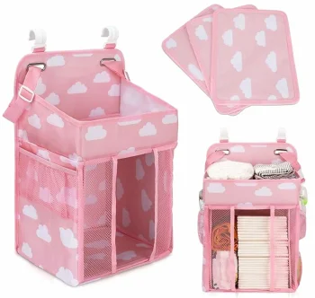 Baby Cot Organizer AG637C, Pink