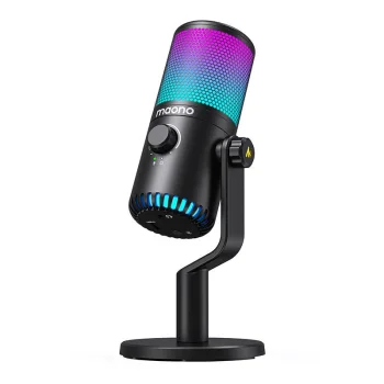 Maono DM30RGB Gaming Microphone, Black