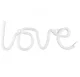 Decorative LED Neon Sign Love, Purple