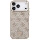 Guess 4G PU Leather MagSafe Case for iPhone 17 Pro Max, Pink