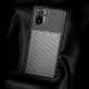 Xiaomi Redmi Note 10 4G / 10S Thunder Series Twill Texture TPU Mobile Phone Cover Case, Black