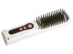 Electric Cordless Hair Straightening Brush, White