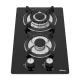 IsEasy MGBG-312A 2-Zone Gas Cooktop with Glass Surface