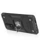 Wozinsky Ring Armor Hybrid Case for Samsung Galaxy A03s with Ring Holder, Black