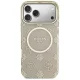 Guess IML Peony Dot MagSafe Phone Case Cover iPhone 17 Pro Max - Beige
