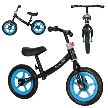 Trike Fix Balance Ultra-Light Balance Bike, Black/Blue