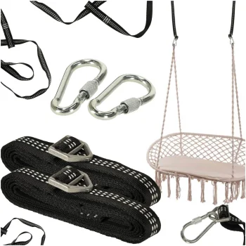 Heavy Duty Swing and Hammock Hanging Kit with Straps 300kg