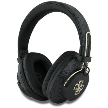 Guess ENC Metal 4G Logo Over-Ear Headphones - Black