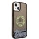 Karl Lagerfeld Liquid Glitter RSG Case for iPhone 14 Plus / 15 Plus - Black