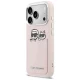 Karl Lagerfeld Karl & Choupette Print & Pocket Phone Case Cover iPhone 17 Pro - Pink