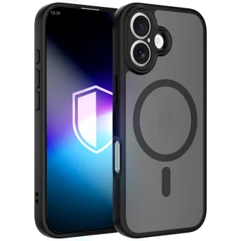 3mk Misty MagCase for Apple iPhone 17, Black