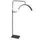 LED kosmētiskā loka lampa 36W, bezēnu, melna