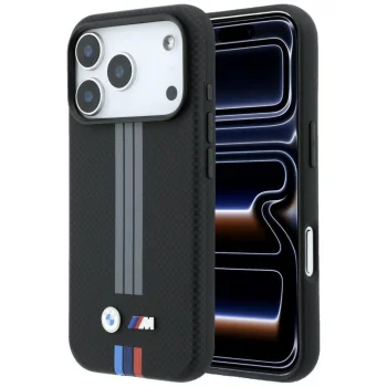 BMW M Quadrille Kevlar MagSafe Case for iPhone 17 Pro / 18 Pro - Black