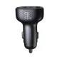 Joyroom JR-CCD04 30W Car Charger with 3 Ports and Display, Black