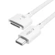 Tech-Protect MMC01 Ultraboost USB-C to MagSafe 3 Cable 140W 300cm for MacBook - White
