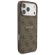 Guess 4G Ring Classic Logo MagSafe Case for iPhone 17 Pro Max, Brown