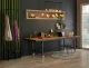 Modernhome Clothes Rack with Shoe Shelves, Black