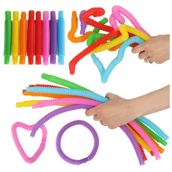 Sensory Pop Tubes Montessori 8 pcs