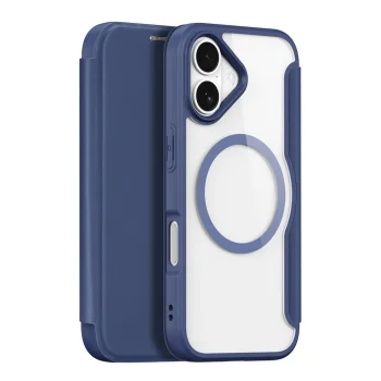 Dux Ducis Skin X Pro Wallet Case for iPhone 17 Air with MagSafe, Blue