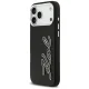 Karl Lagerfeld FW Grained Signature Logo Case for iPhone 17 Pro Max, Black