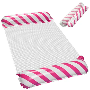 Inflatable Water Hammock / Pool Float, Pink
