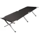 LUARO XXL Folding Camping Bed, Black, 150 kg