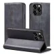 Magnet Fancy Case for iPhone 14 Pro Max Wallet Flip Cover, Black