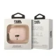 Karl Lagerfeld 3D Silicone NFT Karl Case for AirPods Pro 2, White