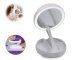 Saliekams Makeup Galda Spogulis ar LED Gaismu un Palielinājumu | Magnifying Table Makeup Mirror with LED Light Foldable