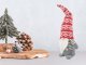 Christmas Gnome, Grey, 38 cm