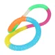 Flexible Tubular Car Race Track with LED Light-Up Car 210 Pieces