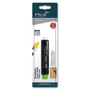 Pica 588/SB Chalk Holder for 11-12 mm Chalk, Black/Green