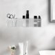 Self-adhesive cosmetics organizer