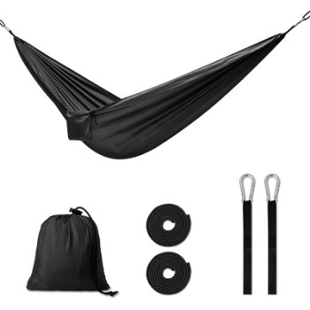 Travel camping hammock travel 260cm black 120kg