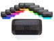 Garden Solar LED RGB Light for Stairs and Terraces with Dusk Sensor, Black