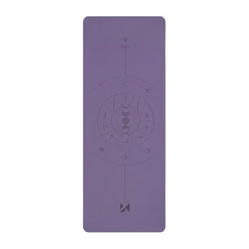 Wozinsky WNSP-NKP Exercise Mat 183 x 61 x 0.5 cm for Yoga and Gymnastics, Purple