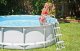 Above Ground Pool Ladder 91-107 cm Anti-Slip Steps INTEX 28075