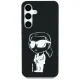 Karl Lagerfeld Silicone Graffiti Ikonik MagSafe Case for Samsung Galaxy S25 Black