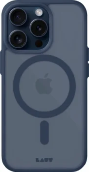 LAUT Huex Protect case with MagSafe for iPhone 15 Pro Max - dark blue