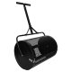 Compost and Fertilizer Spreader LUARO Garden Mesh Roller, black