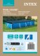 Rectangular Frame Pool Cover 450x220 cm Intex 28039