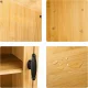 2-Tier Bamboo Bread Box, Large Capacity Bread Holder for Kitchen Countertop Storage