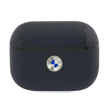 BMW AirPods Pro Case Signature Collection Leather, Navy Blue