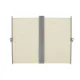 Retractable Corner Side Awning LUARO Patio Privacy Screen 181 x 620 cm, Beige