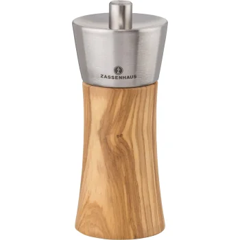 Zassenhaus Augsburg Pepper Mill, Olive Wood, 14 cm